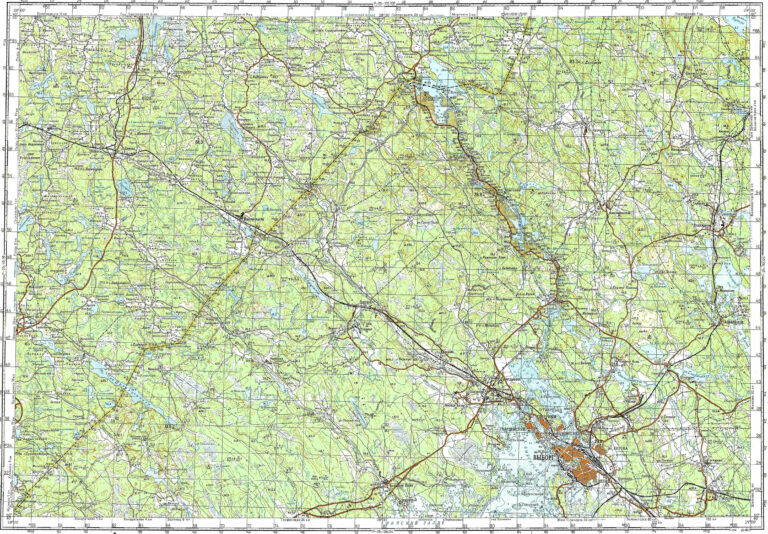 Карта водоносных горизонтов ленинградской области выборгского района