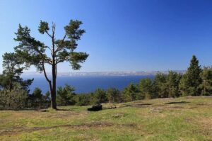 Петрозаводск, урочище Чёртов стул, вид на Петрозаводск